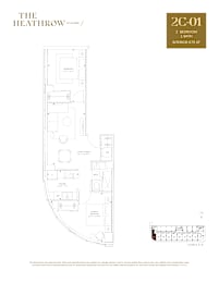  Floor Plan 2 Bedrooms, 1 Bathroom