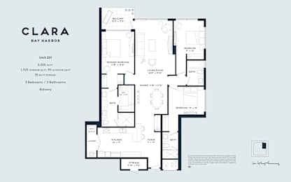  Floor Plan 3.0 3 Bedrooms, 3 Bathrooms