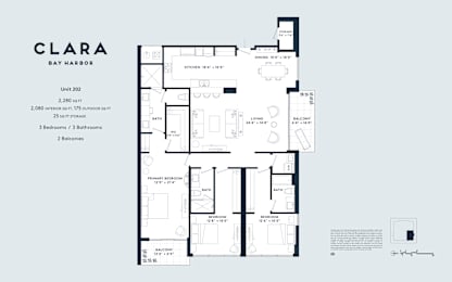  Floor Plan 3.1 3 Bedrooms, 3 Bathrooms