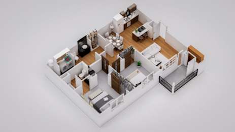  Floor Plan 2 Bed, 2 Bath