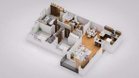  Floor Plan 3 Bed, 2 Bath