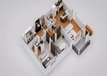  Floor Plan 2 Bedrooms, 2 Bathrooms