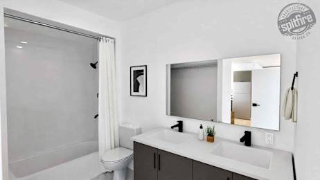  Floor Plan Suite F - 2 Bedrooms 1 Bathroom