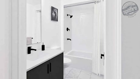  Floor Plan Suite H - 2 Bedrooms 1 Bathroom