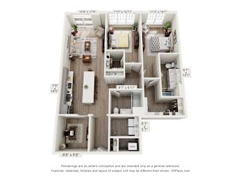  Floor Plan Walker Style A