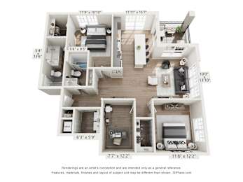  Floor Plan Walker Style B