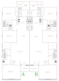  Floor Plan 8375 (A) Saddle Brook Drive