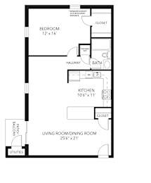 Banbury floor plan at Corner Park apartments, West Chester, PA