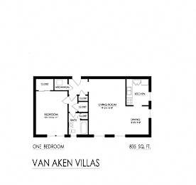  Floor Plan 1 Bedroom