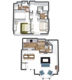 Two Bedroom Townehome at Gramercy on Garfield, Cincinnati, 45202