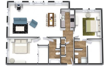 Two Bedroom at Gramercy on Garfield, Cincinnati, OH