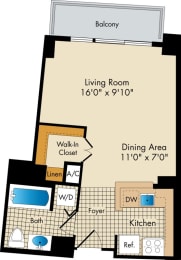 studio apartments in Bethesda MD