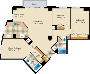 3 bedroom apartments for rent in MD