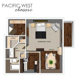  Floor Plan Redwood