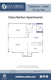  Floor Plan 1 Bedroom