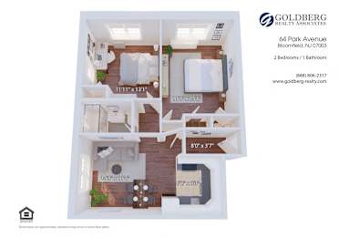  Floor Plan Two Bedroom