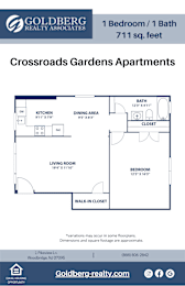  Floor Plan One Bedroom