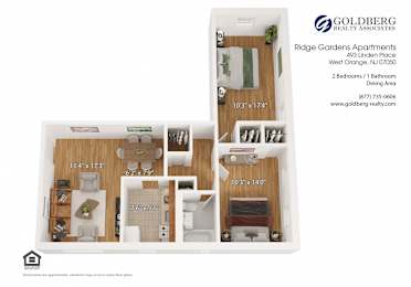  Floor Plan Two Bedroom