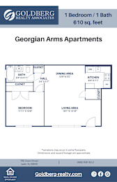  Floor Plan One Bedroom
