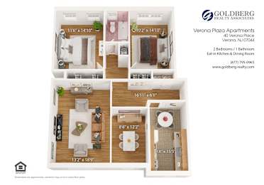  Floor Plan Two Bedroom