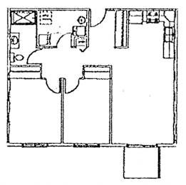  Floor Plan 2 Bedroom