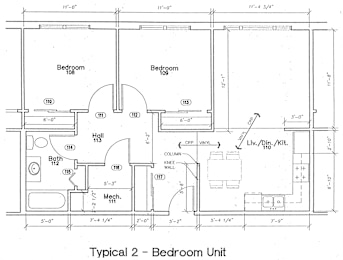  Floor Plan 2 Bedroom