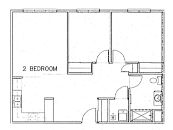  Floor Plan 2 Bedroom