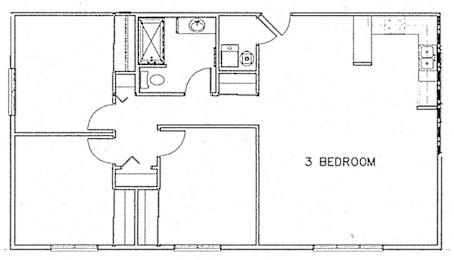  Floor Plan 3 Bedroom
