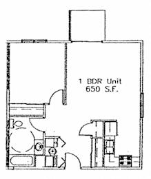  Floor Plan One Bedroom