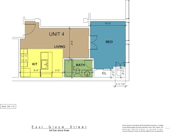  Floor Plan 420 Place Unit 04