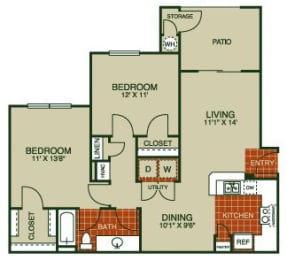  Floor Plan Bluebonnet