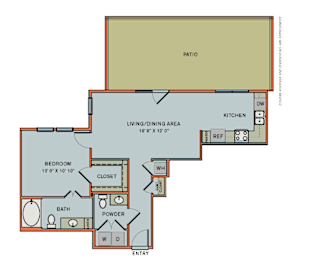 3-A1.1 Floor Plan at The Can Plant Residences at Pearl, San Antonio, TX, 78215