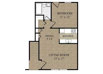  Floor Plan 1 Bed