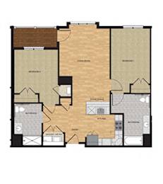 2Bed 2Bath at Axis at Lakeshore Apartments, Bridgewater, MA