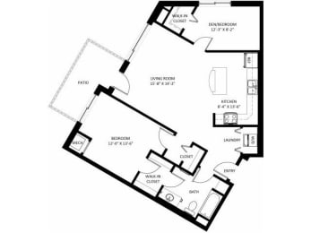  Floor Plan Creekview w/ Den