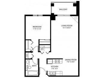  Floor Plan 1A