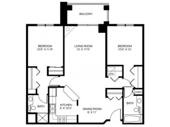  Floor Plan 2C