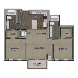  Floor Plan 2F-2 Bedroom