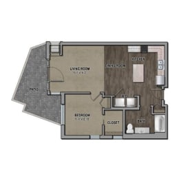  Floor Plan 1J-A