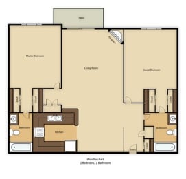  Floor Plan 2br