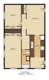  Floor Plan 2BR