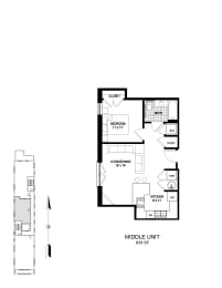  Floor Plan 02 Tier - 1 Bed