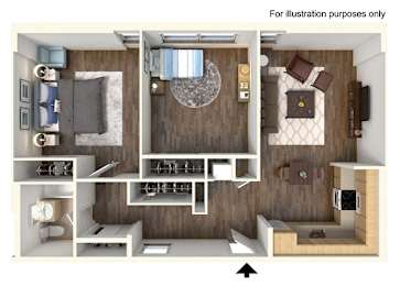  Floor Plan 2 Bedroom