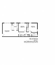  Floor Plan 2 Bedroom 1 Bathroom