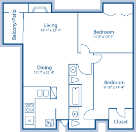 D Floorplan | Longspur Crossing | Austin TX
