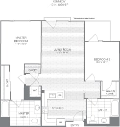 2 Bed |  2 Bath |  "apartment"