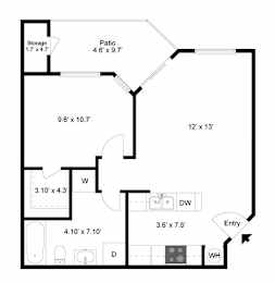 Floorplan with Measurements