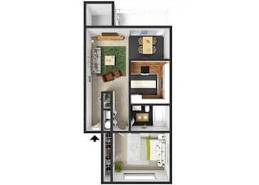 at Commons at Hawthorn Village Apartments, Oregon, 97124