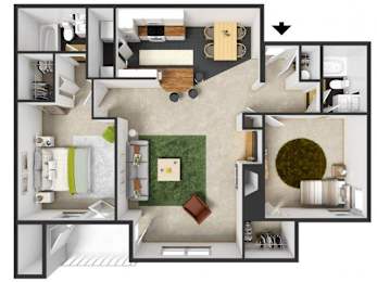at Commons at Creekside Apartments, Hillsboro, 97123