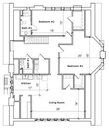 Floor Plan  (610 Maple) 2 Bed 1.5 Bath